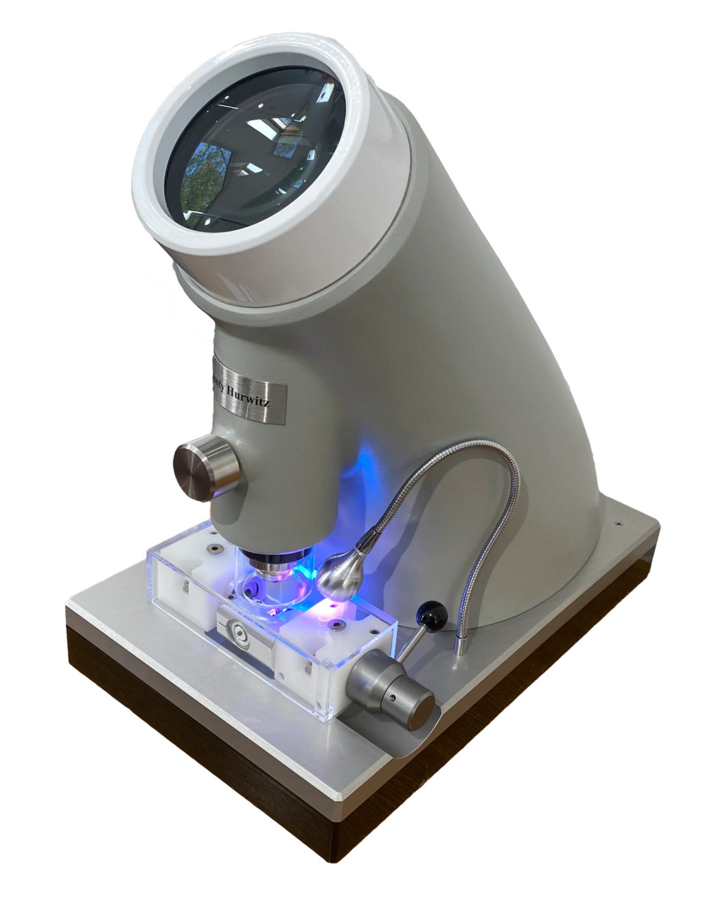 A Unique Microscope and Stage For Public Exhibitions